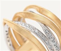 Vicenza - Piazzetta Palladio 2 - Anello Marco Bicego Donna Marrakech in Oro giallo Diamante 0.266 Ct AG365-B - AG365-B